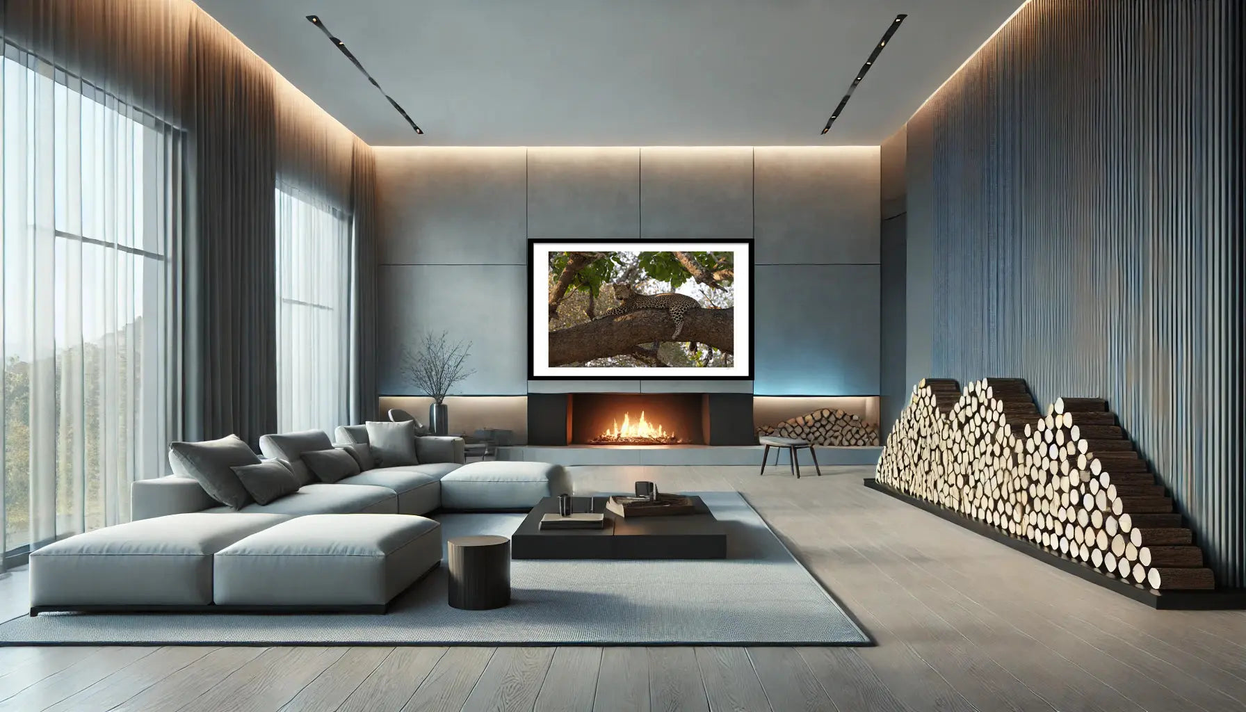 LOUNGING LEOPARD 1ST EDITION LIMITED FINE ART PRINT