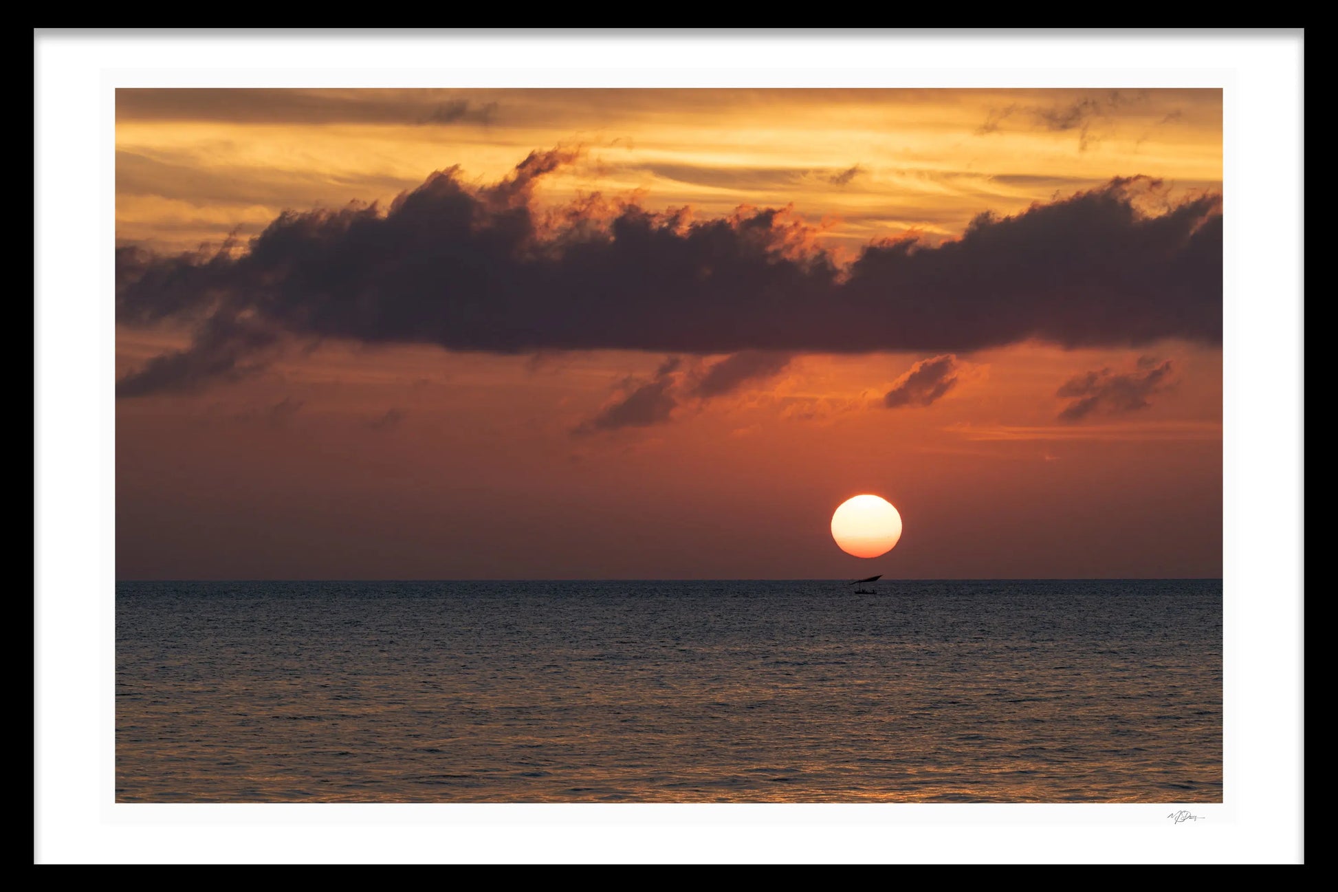 SUNRISE SAILING BY MICHAEL DAVY