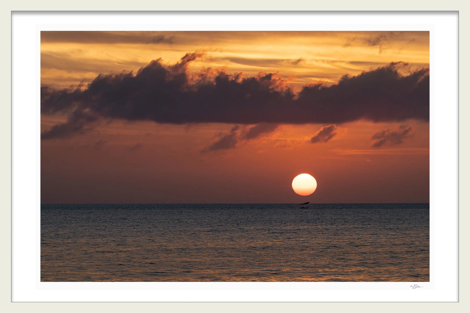 SUNRISE SAILING BY MICHAEL DAVY